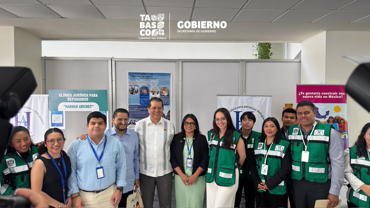 Sec_Gob_Tab's tweet image. La Secretaría de Gobierno en coordinación @AcnurMexico organizó la “Jornada de Intercambio con Actores Humanitarios en Materia de Protección Internacional”, llevada a cabo en el Centro Internacional de Vinculación y Enseñanza de la Universidad Juárez Autónoma de Tabasco.