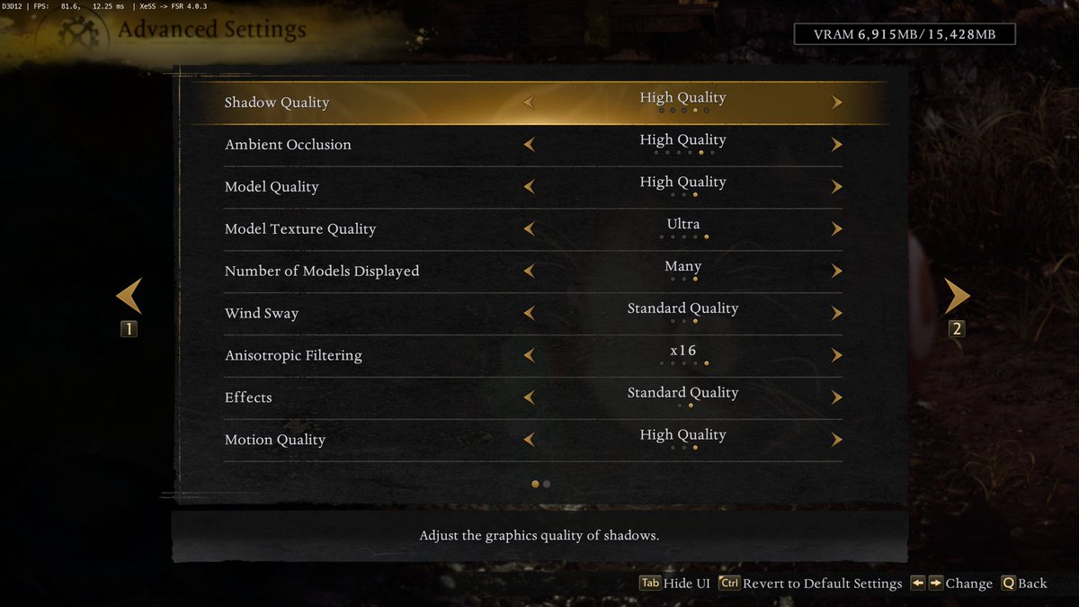 TrulyNotHuman's tweet image. لاحظت تحسن طفيف، إعدادات عالية الجودة بدون تأثيرات
بالفعل تحديث نفع مع اللعبة بشكل حلو

إطارات مفتوحة بدون اي توليد و دقة فائقة 120fps\4K

فقط نمط رفع الجودة XESS-&amp;gt;FSR4
مستوى الجودة 65%
بقية الإعدادات عالية
التأثيرات مقفلة
متوسط الإطارات 75

4K @ 75fps - High Quality
XESS-&amp;gt;FSR4