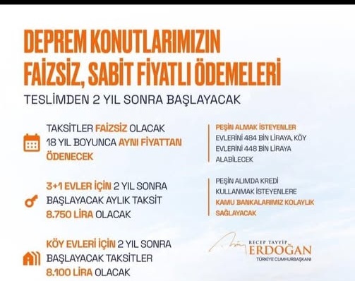 Deprem Konutu Ödemeleri Belli Oldu malatyahamle.com/d/16096/deprem… #Malatya Hamle Haber Sitesi. <a href="/RTErdogan/">Recep Tayyip Erdoğan</a> <a href="/tcbestepe/">T.C. Cumhurbaşkanlığı</a> <a href="/csbgovtr/">T.C. Çevre, Şehircilik ve İklim Dğş. Bakanlığı</a>