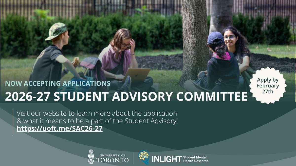 Inlight - Student Mental Health Research at UofT tweet media