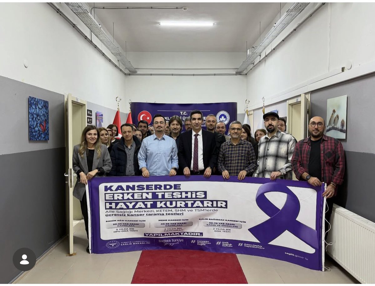 Dünya Kanser Günü kapsamında Pınarhisar Toplum Sağlığı Müdürü Dr. Emre Cesur “Kanserde Erken Teşhis ve Taramaların Önemi” konusunda KLU Pınarhisar Meslek Yüksekokulumuza eğitim semineri verdi. Sunum için kendisine teşekkür ederiz.