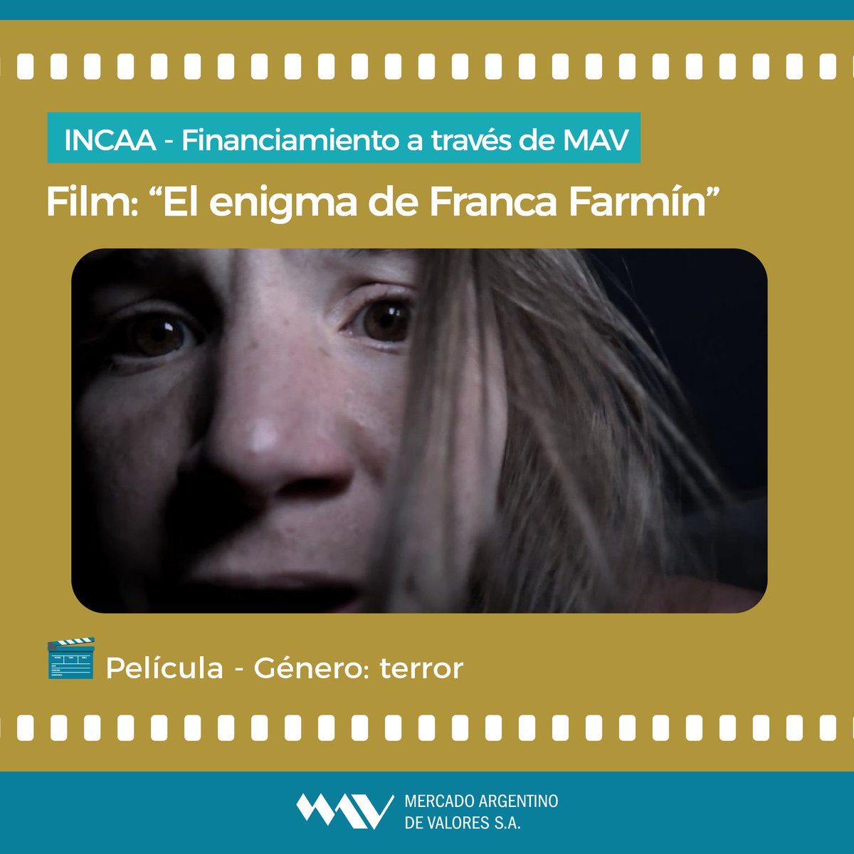 📌Todos los sectores encuentran alternativas de financiamiento en MAV: el caso del INCAA

Recientemente, una producción cinematográfica logró articular un esquema de financiamiento en el Mercado de Capitales.

Para ello, el Instituto Nacional de Cine y Artes Audiovisuales (INCAA)