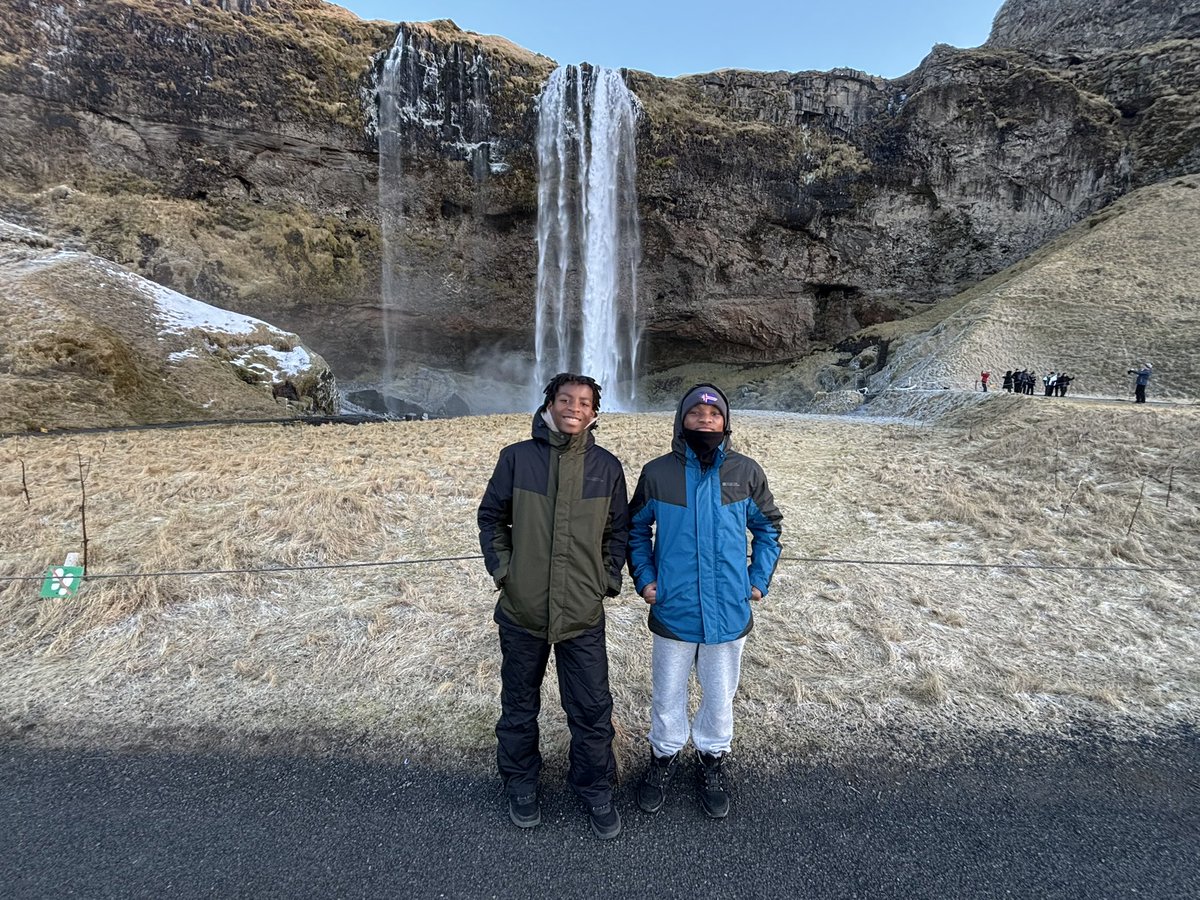HTHAGeography's tweet photo. We finished day 3 with a visit to the unforgettable  Seljalandsfoss. https://t.co/VABqvqfYAW