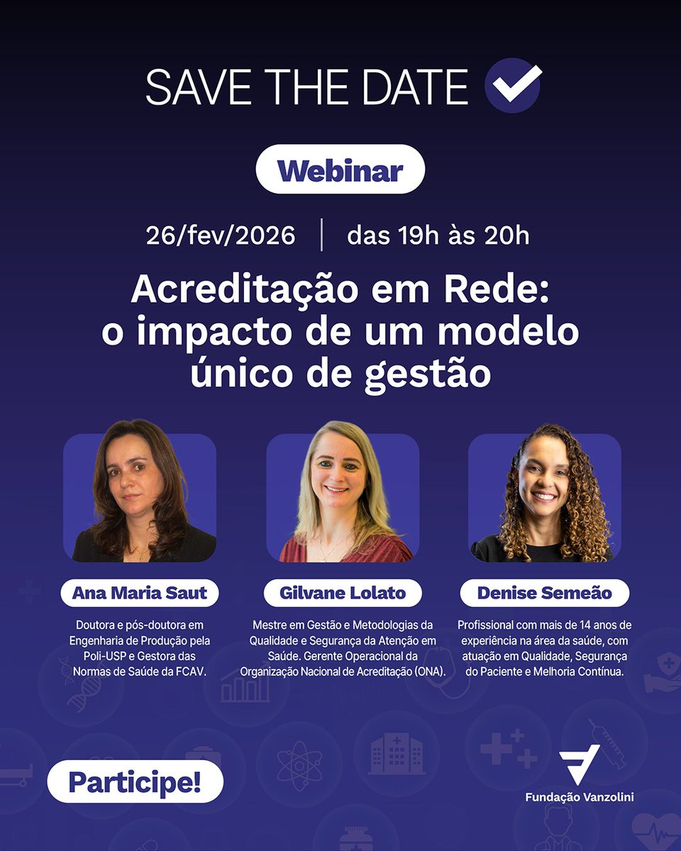Está chegando um webinar imperdível para profissionais do setor da saúde e interessados na acreditação ONA!

Ative o lembrete e inscreva-se gratuitamente:
🔗 sympla.com.br/evento-online/…