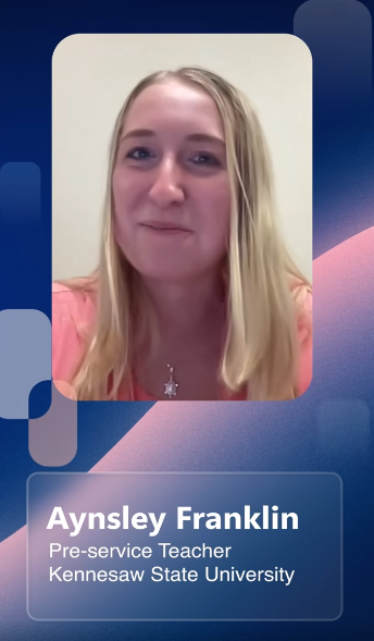 KSUSITI's tweet photo. We are pleased to highlight SITI student Aynsley Franklin, who shares how the ISTE + ASCD AI for Tomorrow’s Teachers course empowered her to confidently incorporate AI into her classroom practice. 
 https://t.co/avImwGueMN 

#SITIStudentSuccess #BagwellCollege #KSUSITI https://t.co/PPlpQU7xYf