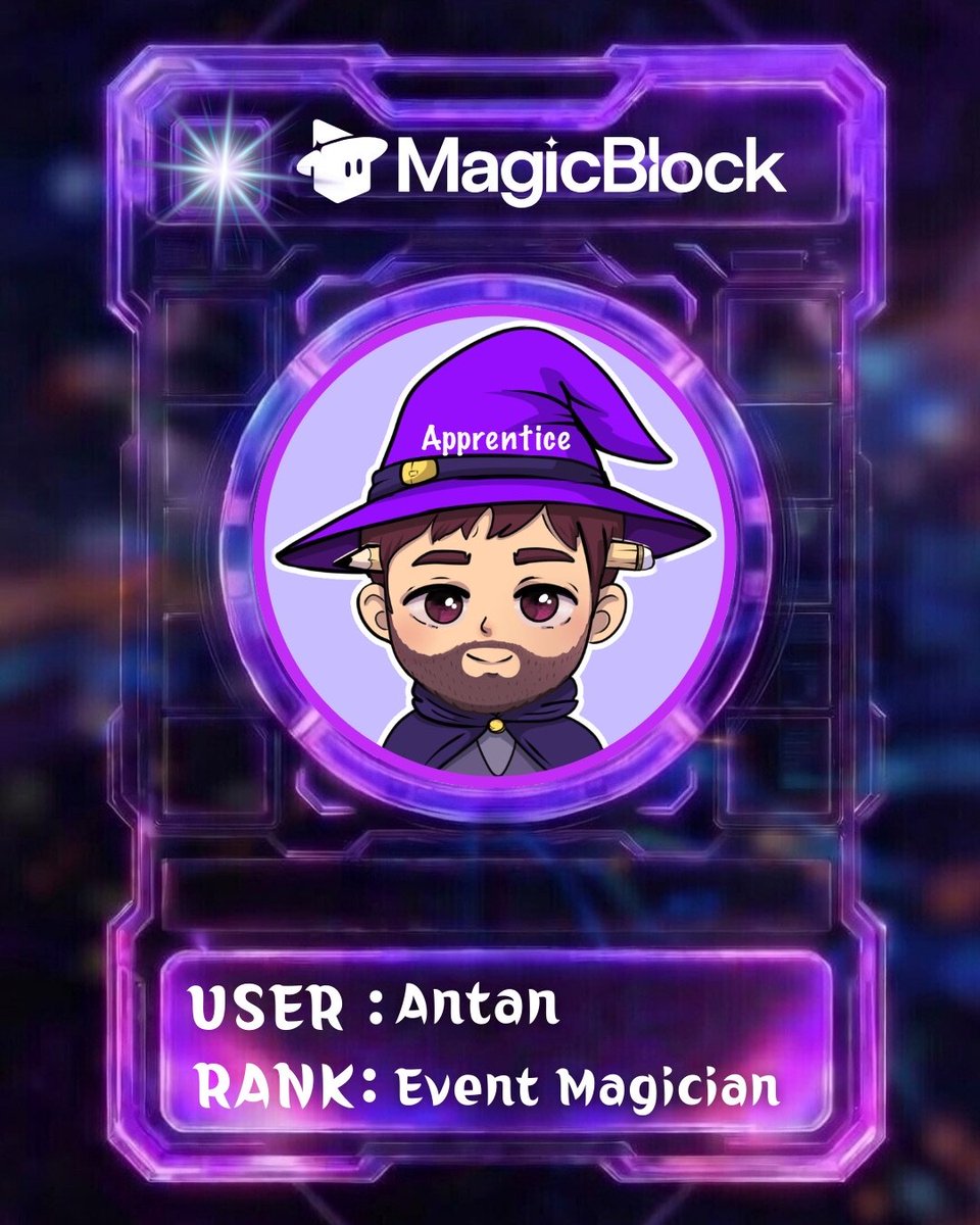 "My <a href="/magicblock/">MagicBlock ✨⬜</a> passport"

One more great challenge into our community, thx <a href="/hawk_tyt/">Hawk</a>

News in our community:
-Now only 1 challenge from 1 person per week
-The final of the SmashCarts tournament will take place later
-A person with most victories for a month in our events may get