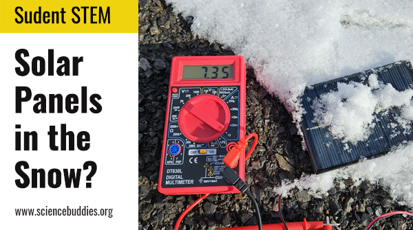 ScienceBuddies's tweet image. What happens when solar panels get covered with snow? Use a small solar panel and a multimeter to find out!

sbgo.org/solarsnow26-tw

#scienceproject #scienceteacher #electronics
