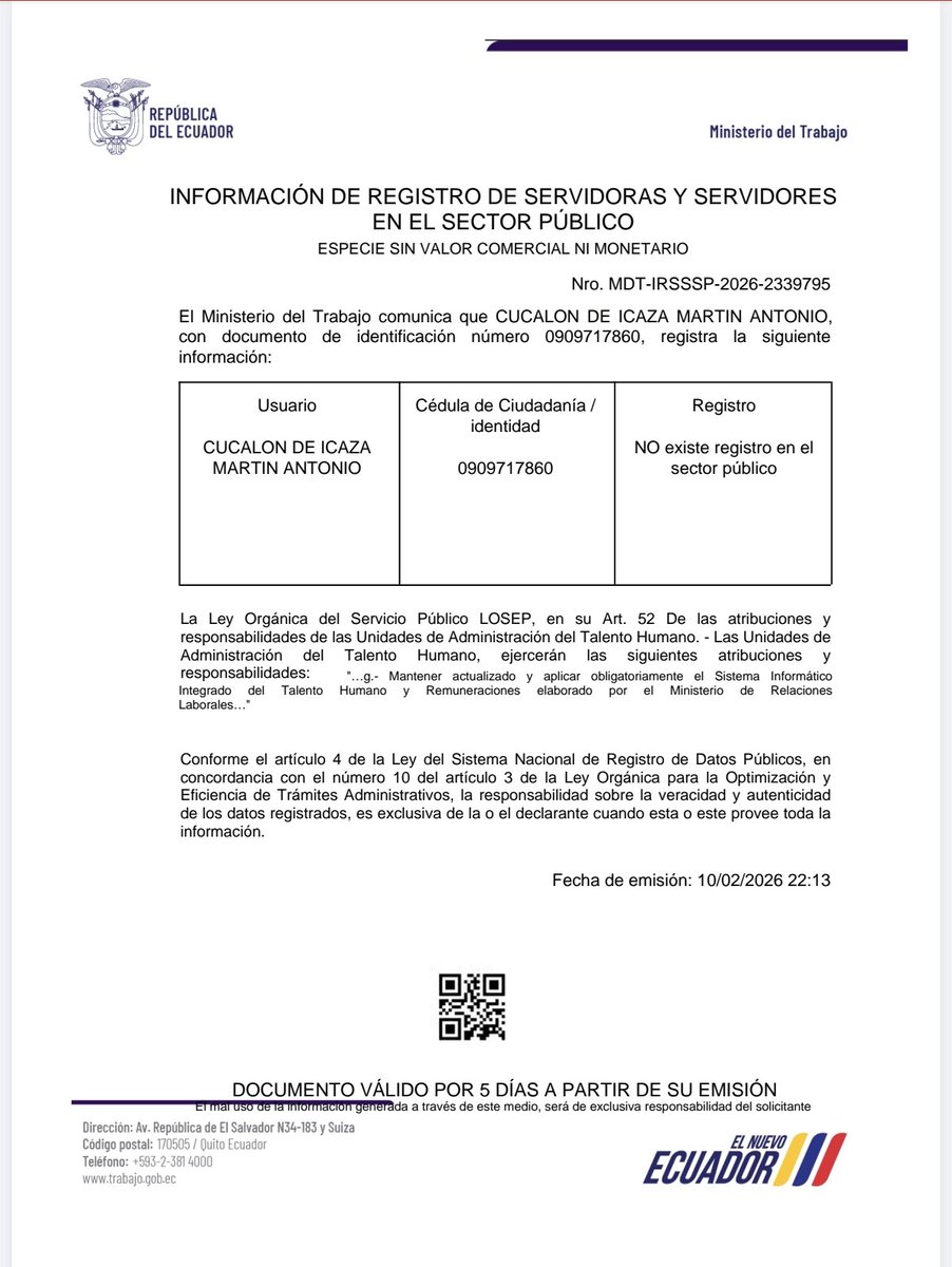 🚨 Es mi deber comunicar q la ciudadanía y a los medios periodísticos que el Sr. Martin Cucalón NO ES EL REPRESENTANTE del Benemérito Cuerpo de Bomberos de Guayaquil. 

La Normativa Ecuatoriana exige que el Jefe de Bomberos sea un SERVIDOR PUBLICO y el sr. Nunca lo ha sido.