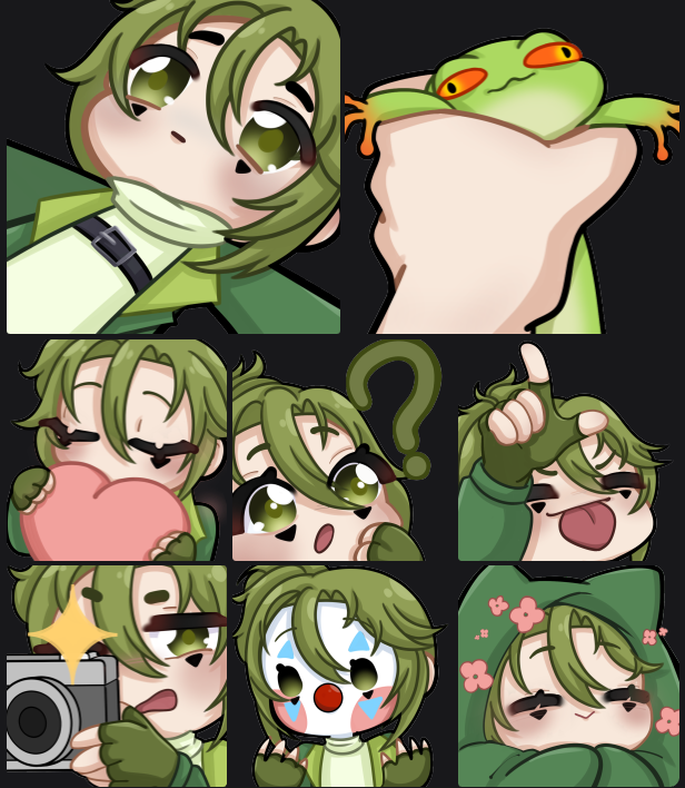 FroggaTV's tweet photo. REMINDER!!! My re-debut is TOMORROW, February 12th at 1PM CST! (This is also my birthday). Happy to show off some of the new emotes provided by the lovely @LunalyHoshi https://t.co/PMny5xDKoh