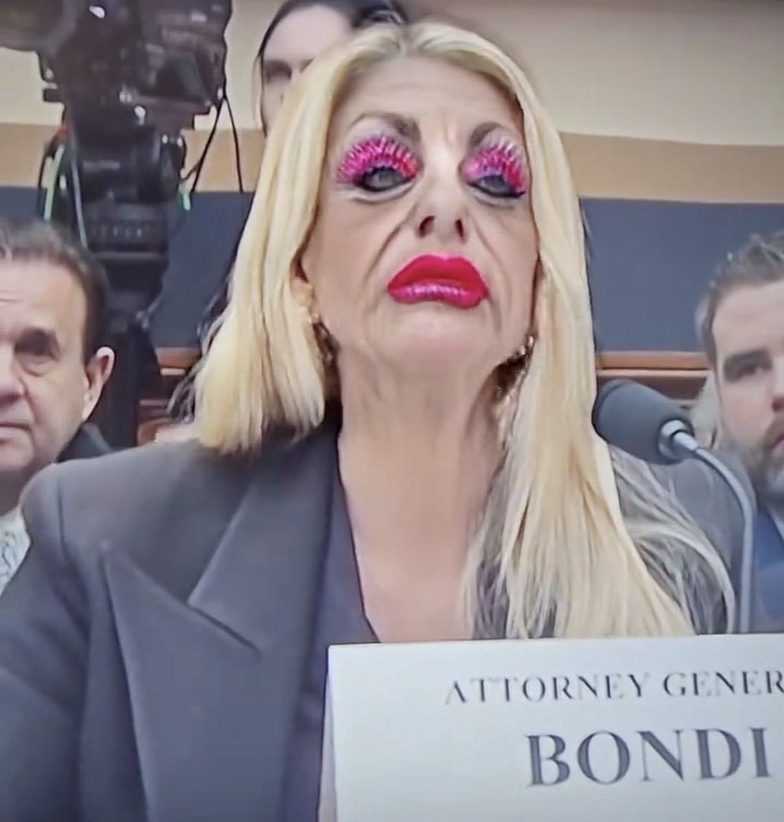 What Pam Bondi looks like without makeup…