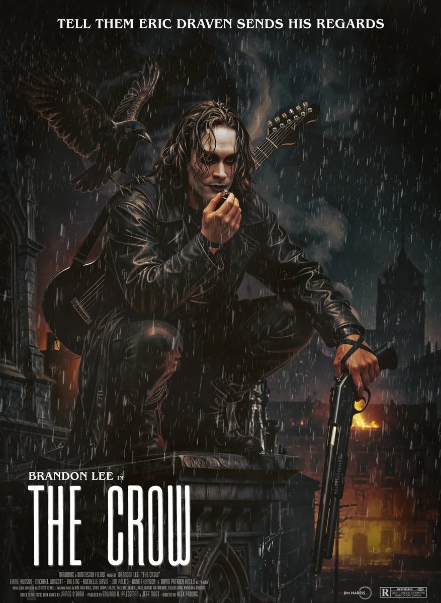 The Crow (1994) 
Art by Jim Harris.