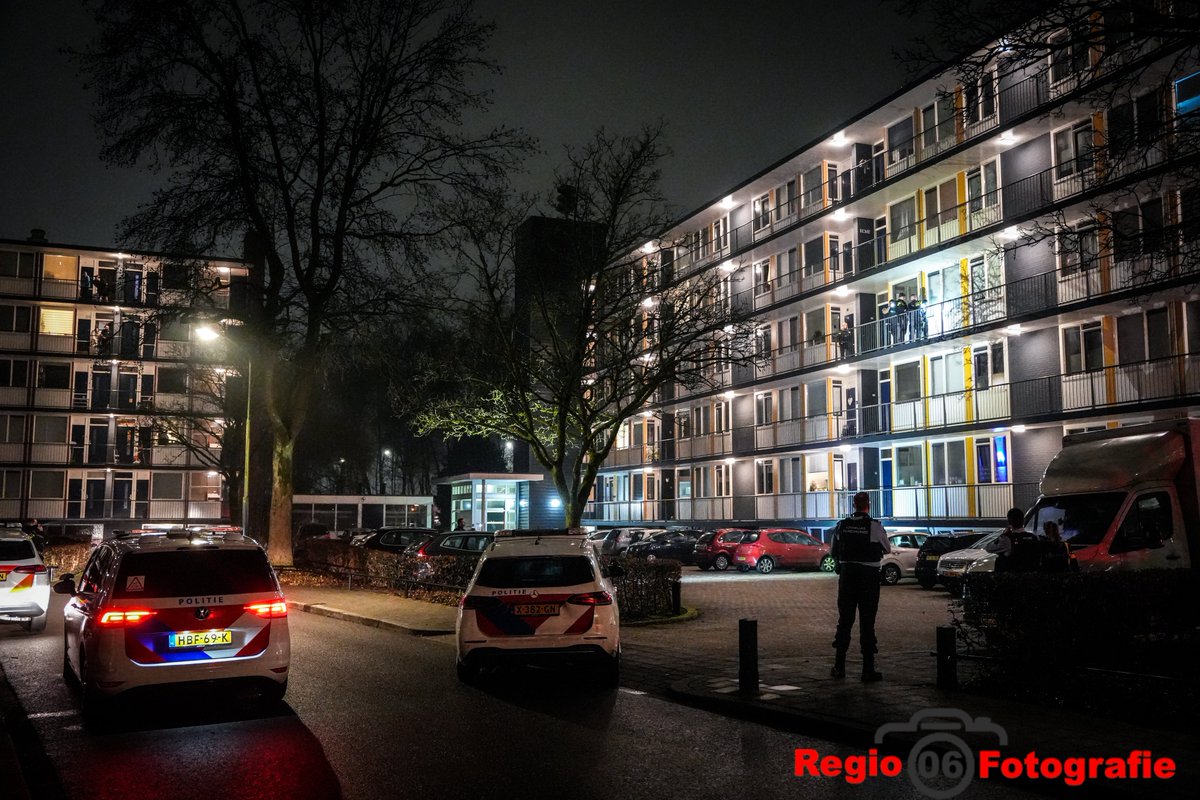 Politie inzet na melding van wapen