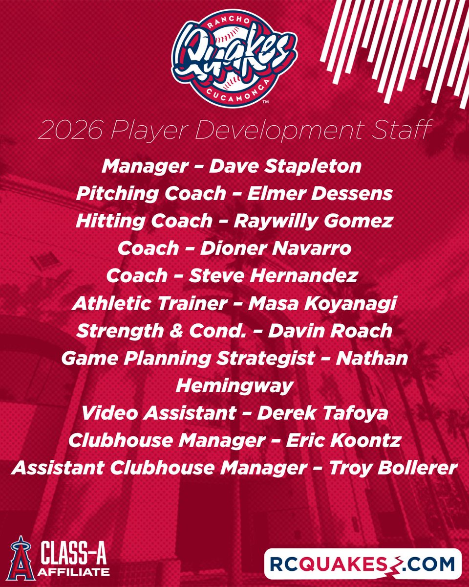 Rancho Cucamonga Quakes tweet media