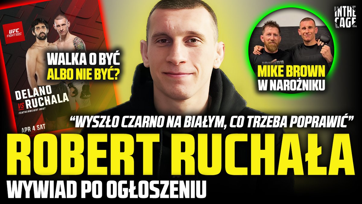 🆕 Robert RUCHAŁA przed 2 walką w UFC | 3:0 dla Polaków | Zmiany po Paryżu | Obóz w ATT? | Nowe bonusy [WYWIAD] 🔗 youtu.be/sVLROW_5YDU

<a href="/robert_ruchala/">Robert Ruchała</a> <a href="/joannamma/">Joanna Jedrzejczyk</a> <a href="/UFCEurope/">UFC Europe</a> <a href="/AmericanTopTeam/">American Top Team</a> #UFCVegas115