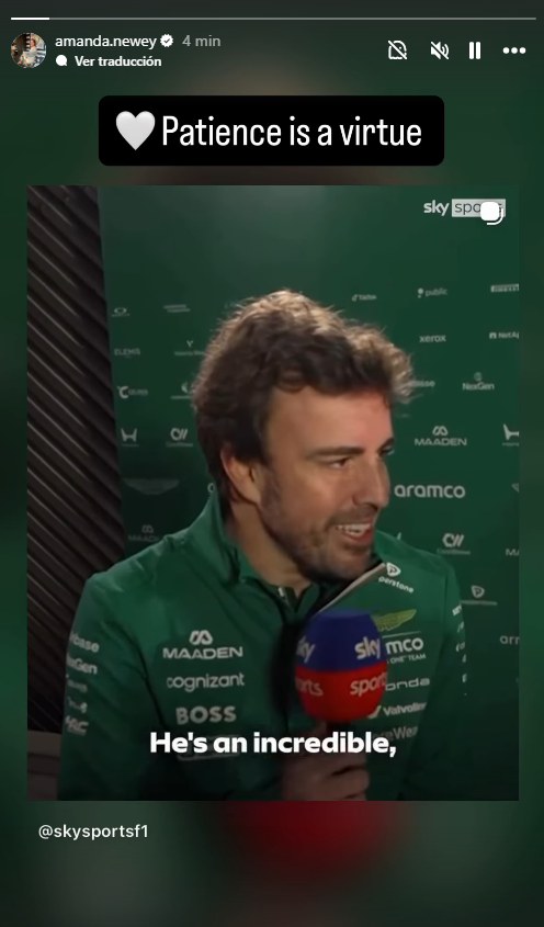 Nachez98's tweet image. 🚨 Amanda Newey en Instagram:

"🤍La paciencia es una virtud"
