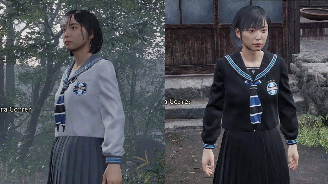 leoblaidd's tweet photo. Não vejo a hora de sair o uniforme do grêmio pra Grace e pro Leon no Resident evil 9 pra minha segunda run no jogo. kkkkkkkkk https://t.co/EUVHKmSEA9