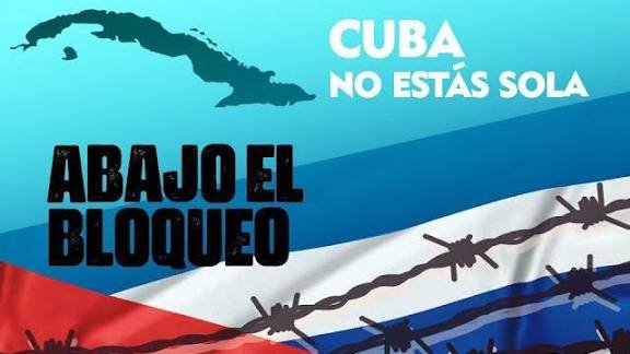 ligia281243's tweet photo. ¡Que el mundo pare hasta que el bloqueo genocida contra #Cuba pare! https://t.co/3i709L3gzP