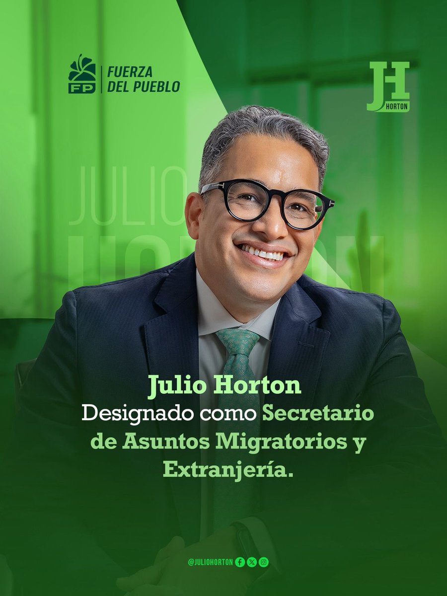 Julio HORTON tweet media