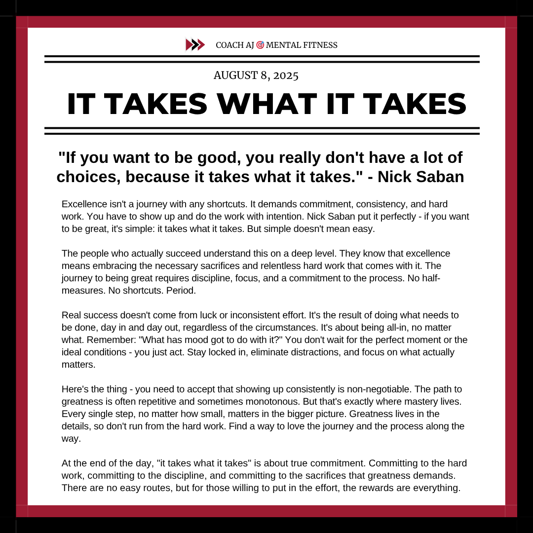 Coach AJ 🎯 Mental Fitness tweet media