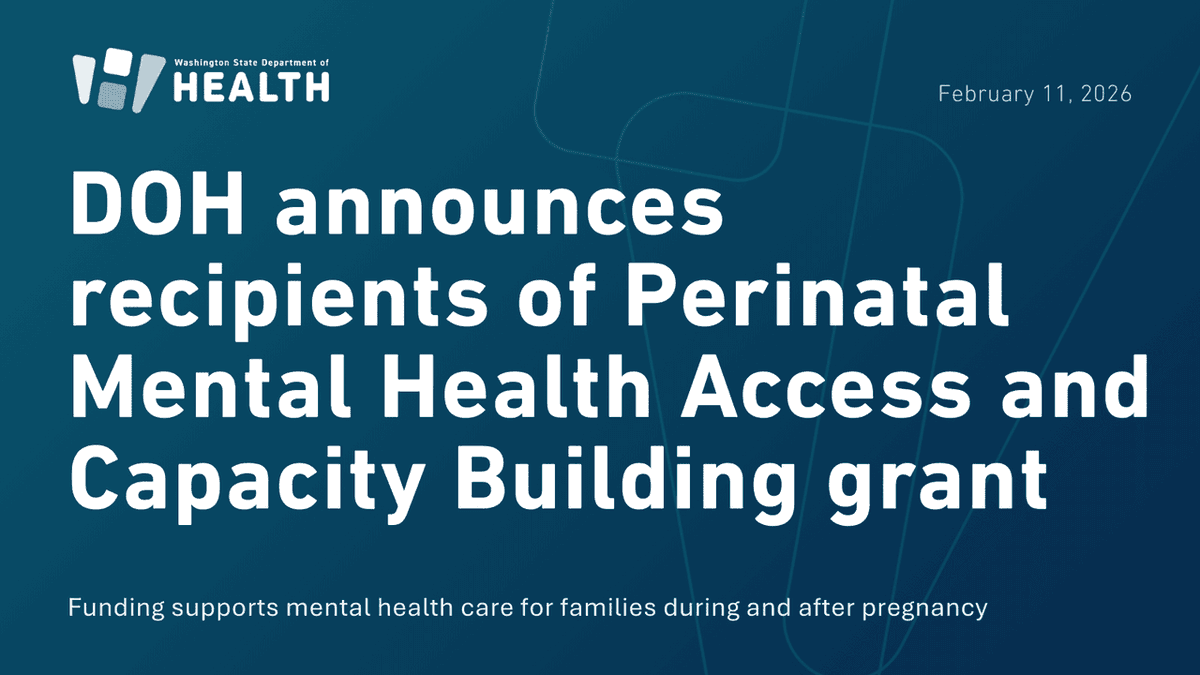 Washington State Department of Health tweet media