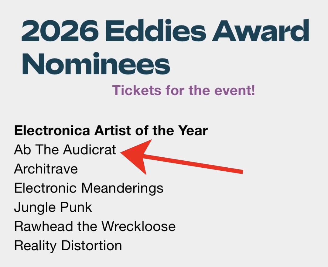 Happy to announce that I have been nominated for another Eddies Award 🤘