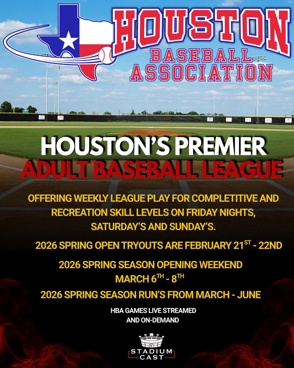 HOUSTON BASEBALL ASSOCIATION (@hba_houbaseball) on Twitter photo 