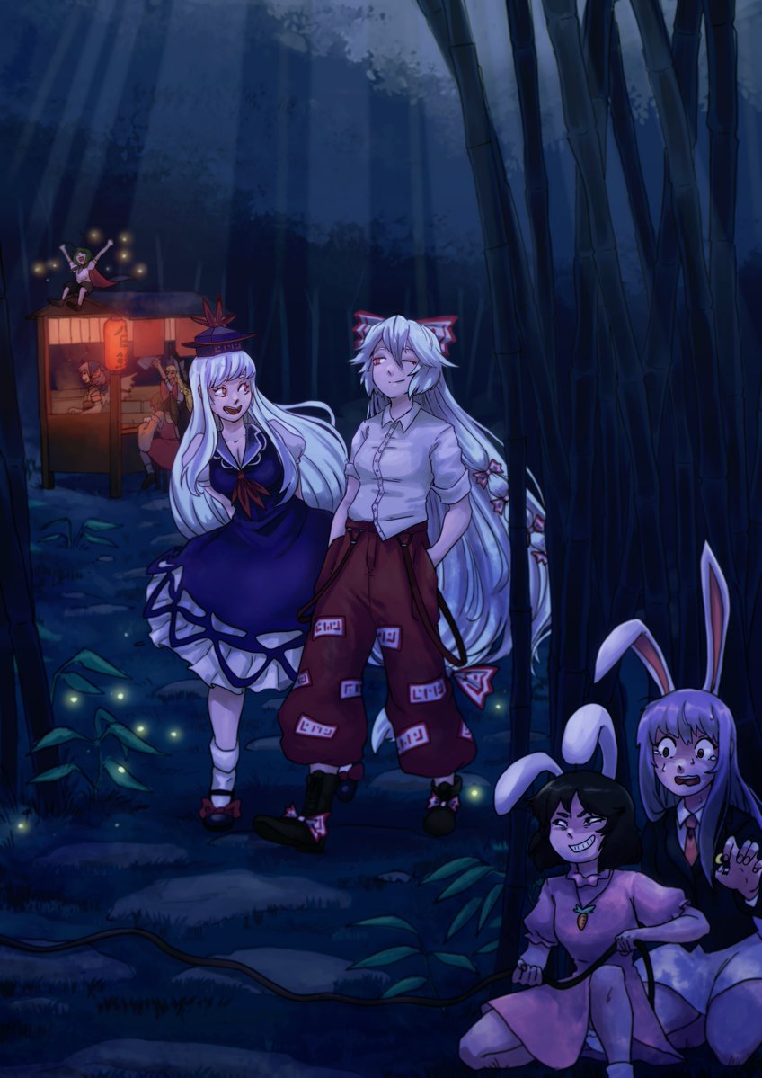 Night out at the bamboo forest 

#touhouproject #東方Project
