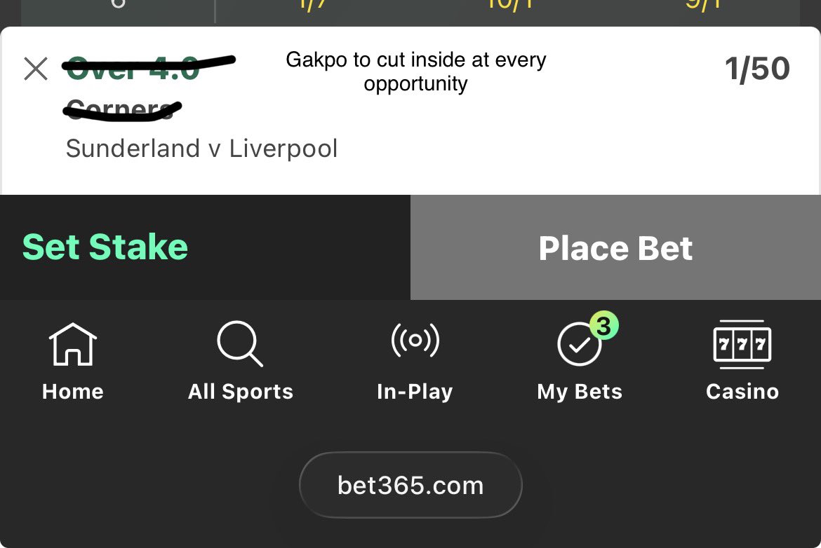 Bet of the night this. Mortgage on it.