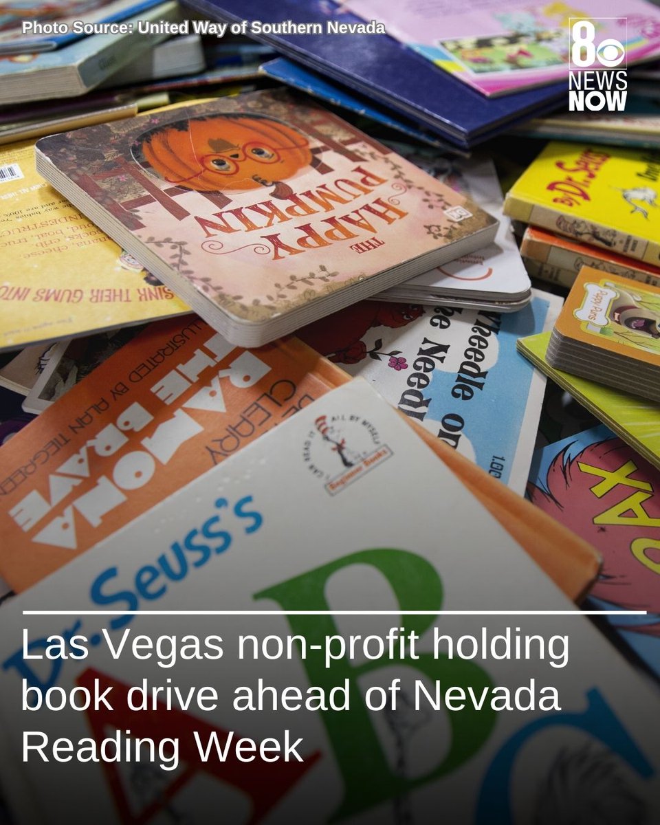 A Las Vegas non-profit announced Wednesday it was launching a community book drive ahead of Nevada Reading Week. 8newsnow.com/news/las-vegas…