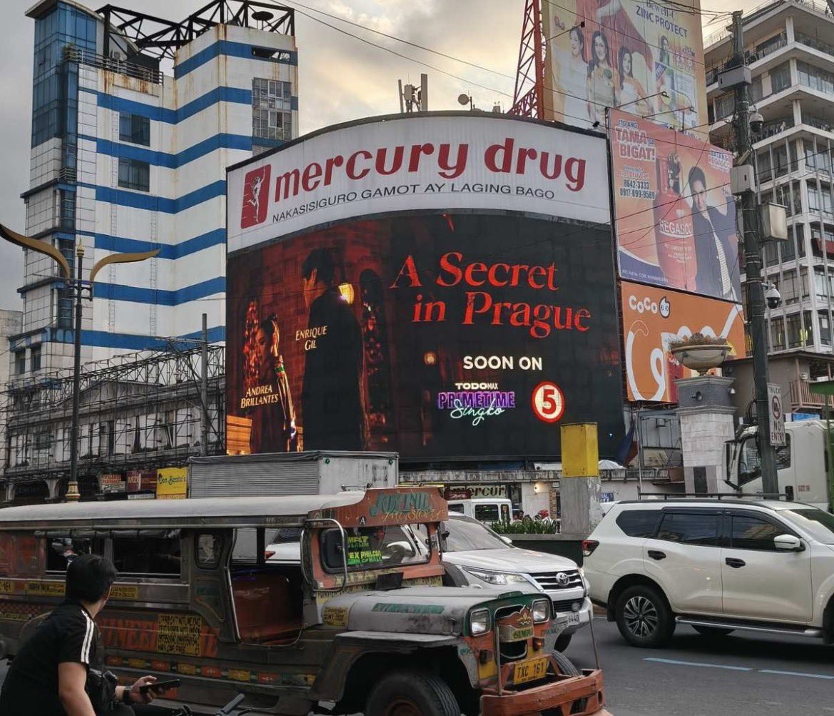 Soon on TV5 
#ASecretinPrague 
#EnriqueGil #AndreaBrillantes