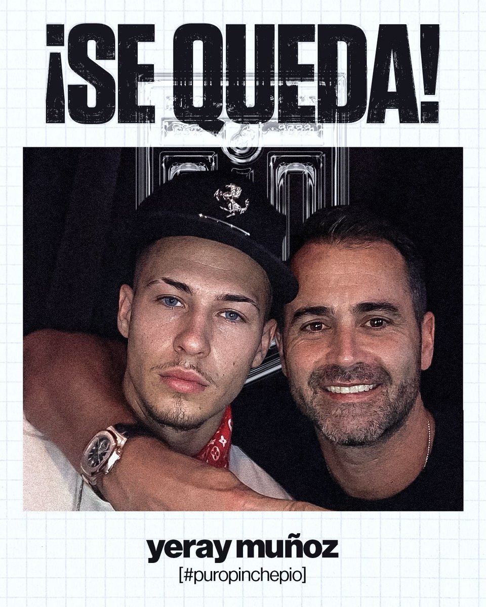 ¡SE QUEDA! 😎

Yeray Muñoz seguirá con nosotros y formará parte de la plantilla para el próximo split.

#PPP