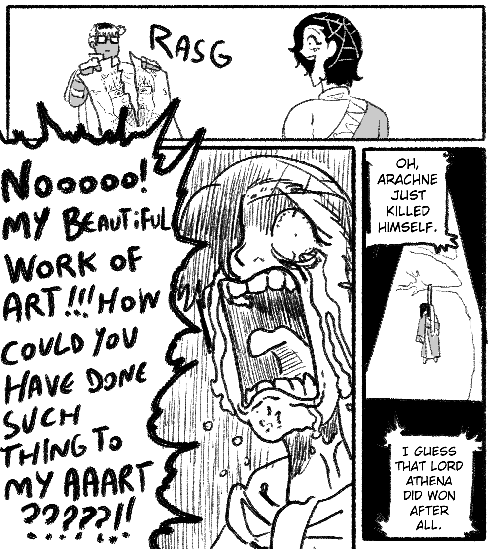 Arachne versus Athena: