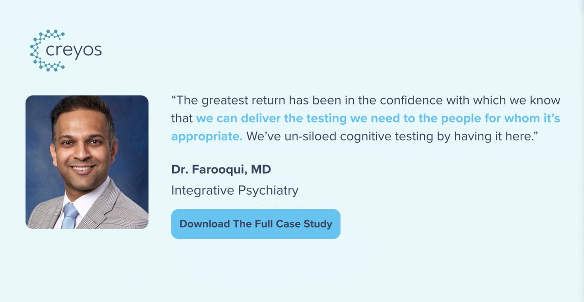 Creyos (formerly Cambridge Brain Sciences) tweet media