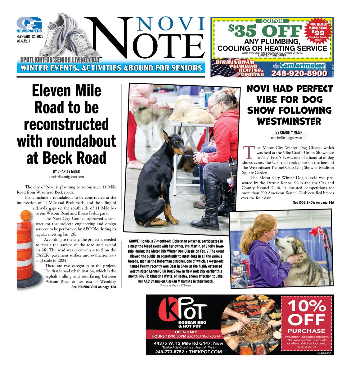 NoviNote's tweet image. 🗞️ Hot off the press! Check it out online now ➡️ candgnews.com/e-editions