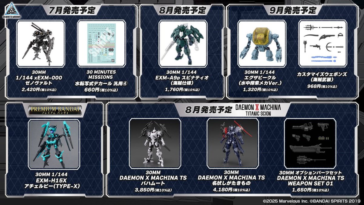 HOBBY NEW ITEM INFO.】 30ML新商品発表会で公開された 30 MINUTES