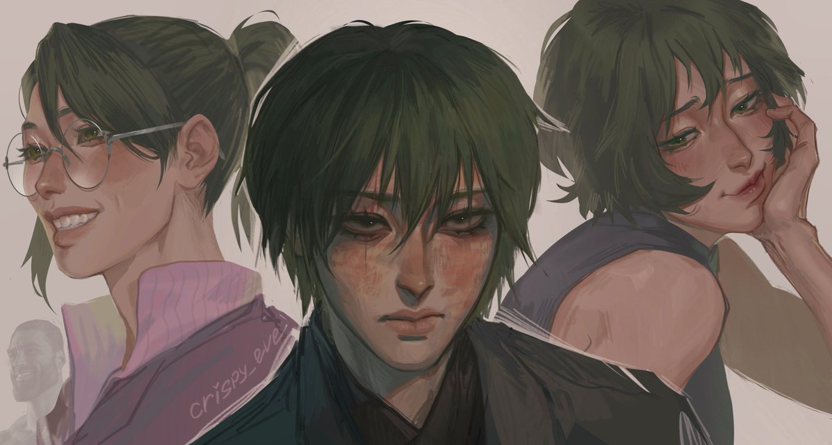 Hey girlies welcome to my chars-with-individual-face-features club 🤭
 
#jjk #makizenin #maizenin