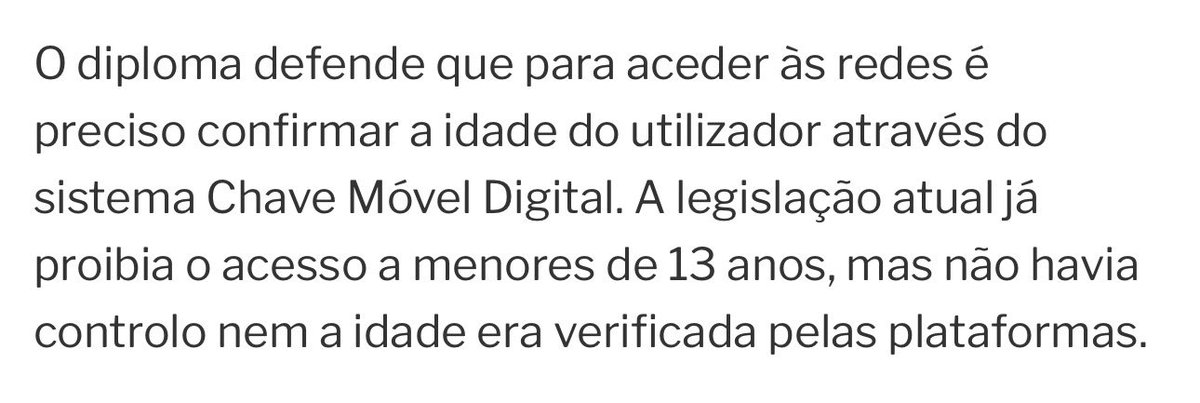 A estratégia para recolher os dados pessoais de toda a gente é lançar a desculpa que só estão interessados nos menores de 16 anos. 

Inviolabilidade de comunicações (art. 34.º CRP) — se a verificação de idade implicar acesso ou vigilância de dados privados, pode haver conflito