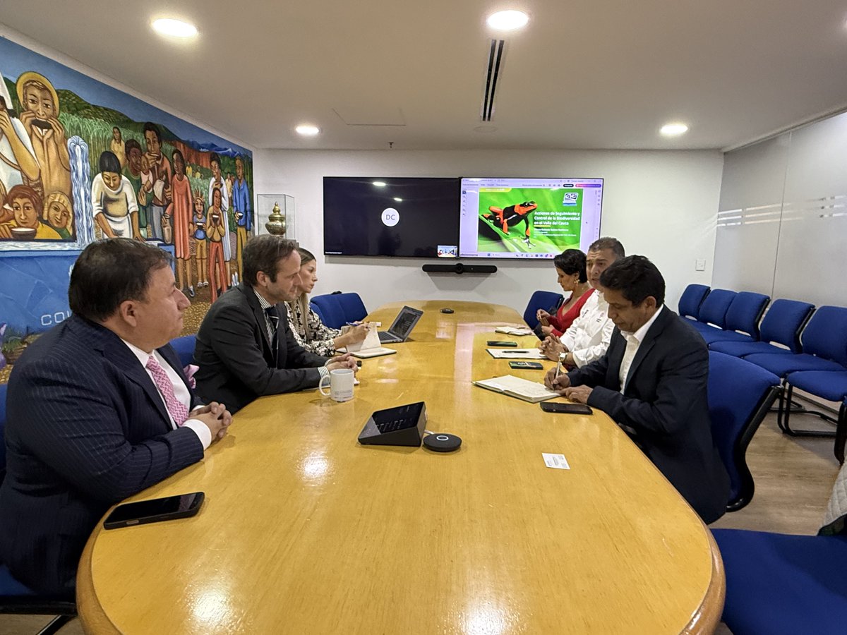 CvcAmbiental's tweet photo. Las CAR consolidan una estrategia nacional para combatir el tráfico de fauna y fortalecer la protección de la biodiversidad en Colombia 🇨🇴 🦜 🌳 🌎

Más detalles en ► https://t.co/PT2GdxQ0QW

Más de 40.000 animales silvestres fueron atendidos en 2025 en Colombia de los cuales 21.200 regresaron a sus ecosistemas. La CVC lidera articulación con ASOCAR y la Oficina de las Naciones Unidas contra la Droga y el Delito, UNODC, para enfrentar este delito ambiental.