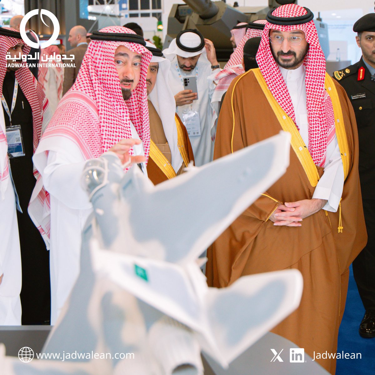 تشرفنا في #مجموعة_جدولين_الدولية بلقاء صاحب السمو الملكي الأمير عبدالله بن بندر بن عبدالعزيز، وزير الحرس الوطني، وتم إطلاع سموه على أحدث المشاريع والقدرات المحلية التي تساهم في تحقيق مستهدفات الصناعات العسكرية 🇸🇦

#معرض_الدفاع_العالمي
#مستقبل_التكامل_الدفاعي 
#WDS2026