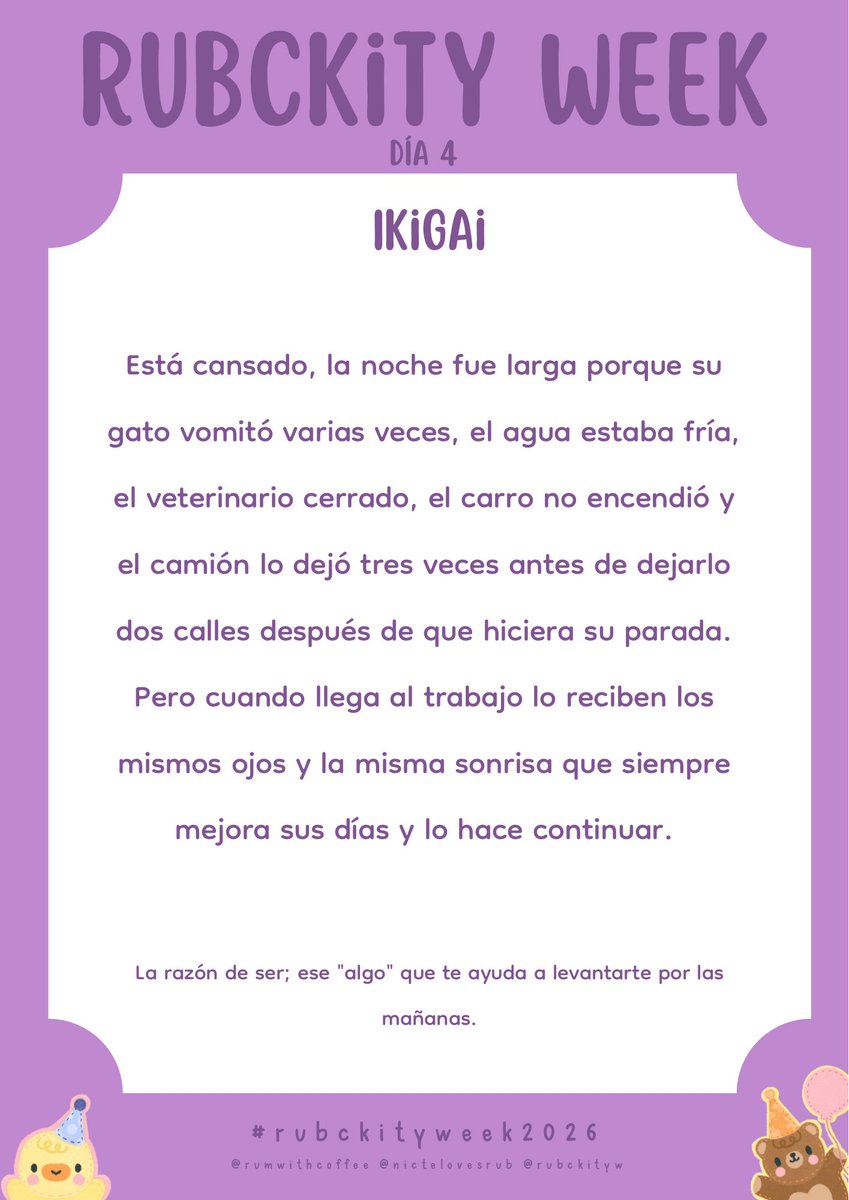 RubckityW's tweet photo. ¡Día 4! Seguimos con la #rubckityweek2026
Amamos su trabajo, arriba ustedes y arriba el #rubckity https://t.co/nNtLYKDhZO