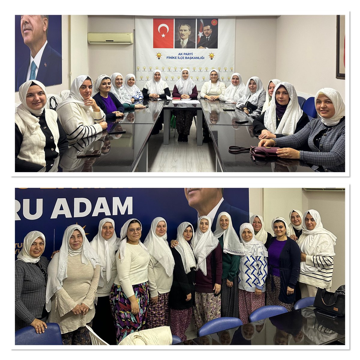 GEÇMİŞİNİ UNUTANLARA GELECEK EMANET EDİLEMEZ.
Kimsenin haddine değil Türbanımıza , yöresel kıyafetimize dil uzatamaz
Zeynep Güneş  başkanımızın kıyafetine hakaret edenlere şiddetle kınıyoruz.

Kadın kolları toplantımızda yaklaşan ramazan ı şerif ayı çalışmalarımızı istişare ettik