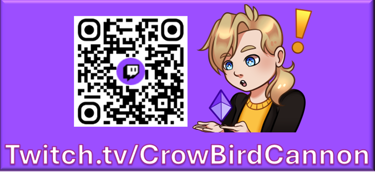 CrowbirdCannon's tweet photo. Haven't done one of those self promo things, let me reintroduce myself!

- I stream on Twitch every day
- I'm a voice actor
- I write for @zeldadungeon
- Zelda is my everything
- I also do a lot of Pokemon, Genshin, among others
- I run a GameShow
- I have 3 cats

Worth a follow? https://t.co/muSKu1l54c