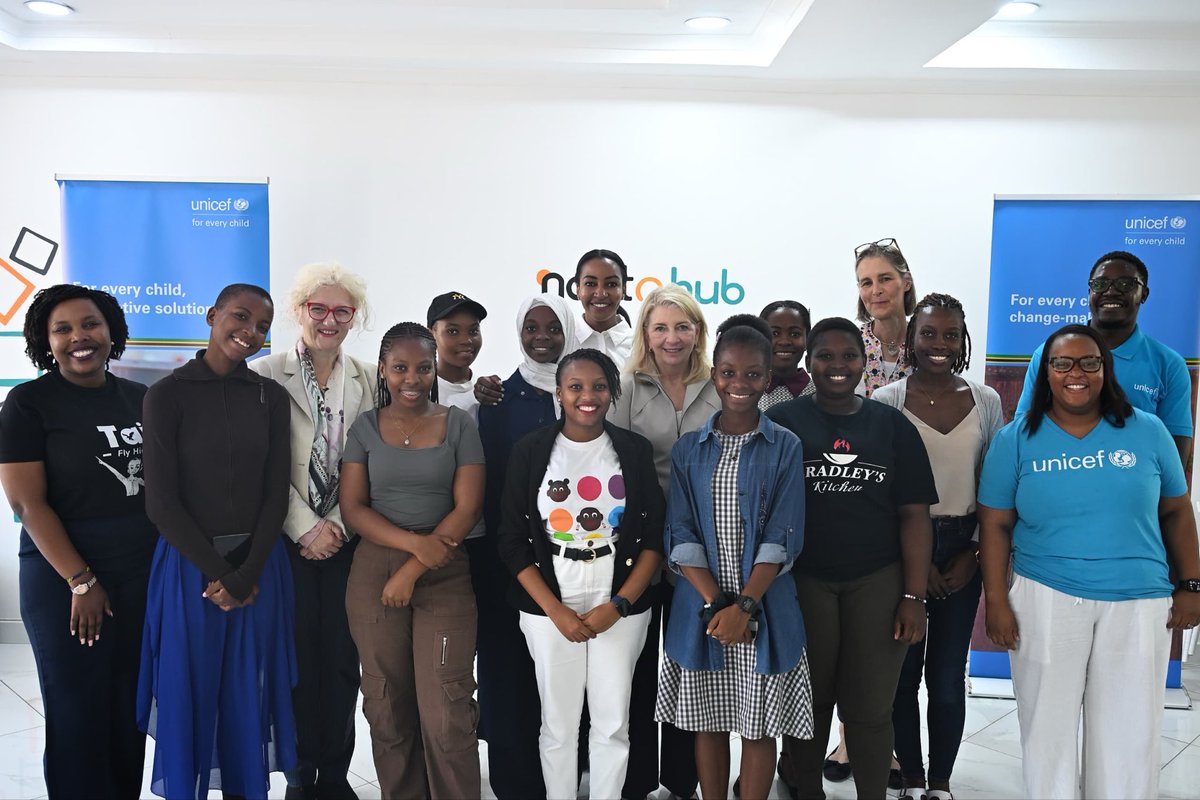 Last year, I met a fantastic group of young innovators in Tanzania.
 
On this International Day of Women &amp; Girls in Science, let’s pay tribute to them &amp; many thousands more around the world who are making positive change for children through science &amp; innovation.
 
#GirlsInSTEM