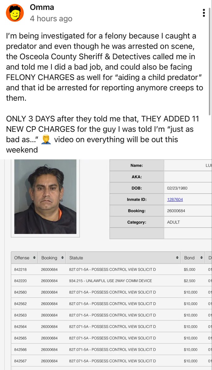 dancy_nancey's tweet photo. This is ridiculous! My man Omma is doing an amazing job capturing these monsters, and yet the law is lashing at him saying he shouldn’t and he’ll be arrested if he does more. Cops just mad he does the job of getting these guys off the streets instead of them. 🤦‍♂️ https://t.co/MpdO1wE4IT