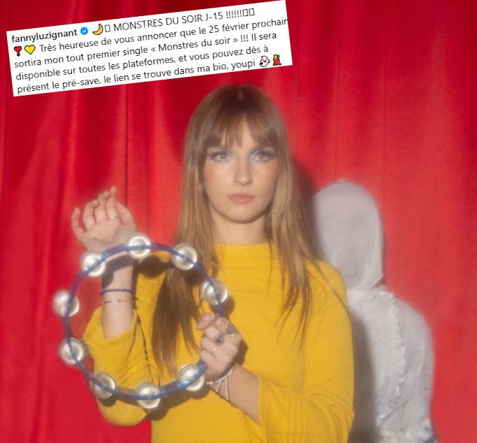 ffm.to/qebd9j7 : FANNY, "Monstres du soir". Sa première chanson (et le clip) en ligne dans quinze jours.