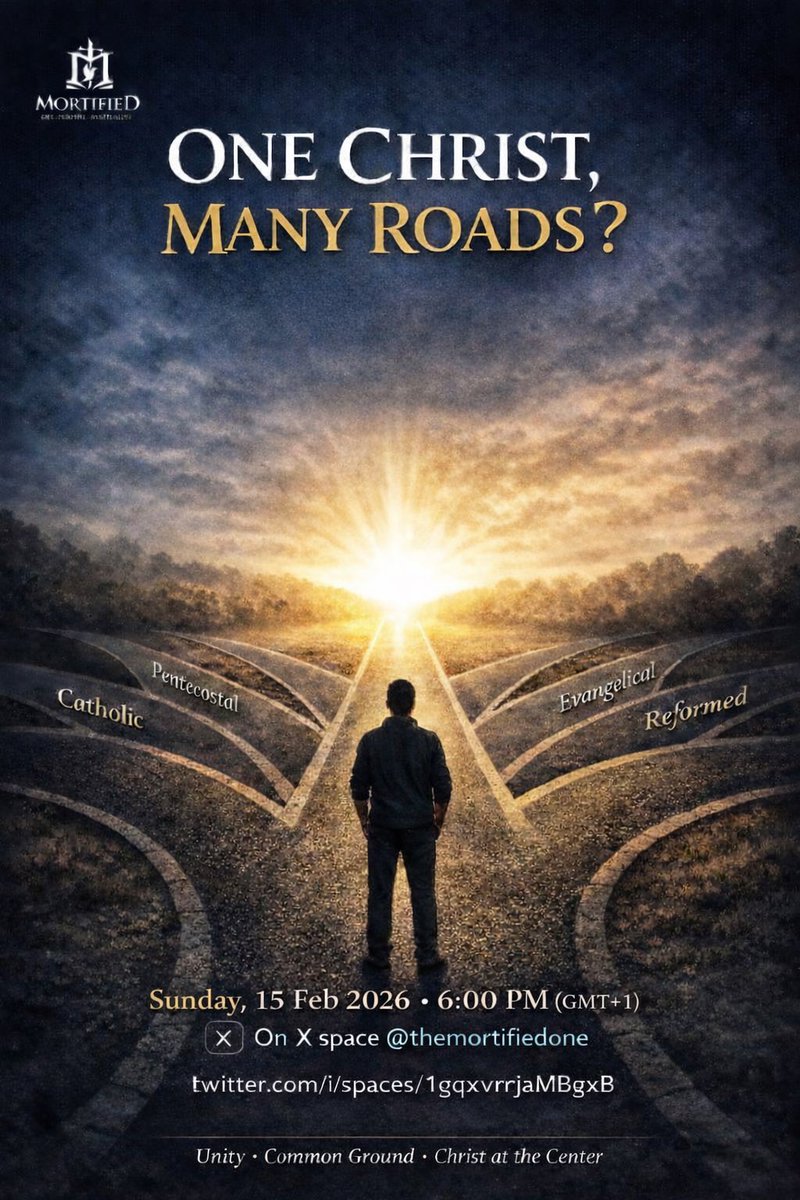 TheMortifiedOne's tweet photo. Different offices.
Different assignments.
But one Christ. One Body. One purpose.

No room for division - only unity and impact.

Where has God placed you to serve?

Join the room. Your voice matters. Let’s talk.
Sunday, 15th February 2026
6pm (GMT +1)
Link in the comments👇🏾 https://t.co/RVi2Z7Xani
