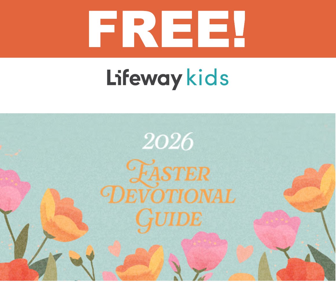 Free from Lifeway! "Use these devotions, activities, and prayer times to help your family worship Jesus leading up to Easter, or even all year. He is risen. Let's celebrate!" 

VISIT: lifeway.com/en/shop/minist…