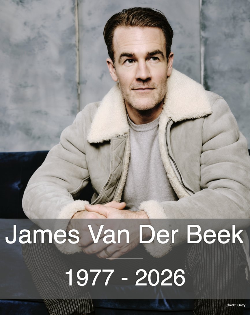 James Van Der Beek, the actor who became a household name in the 1990s for his roles in Dawson's Creek and Varsity Blues, has died at the age of 48 following a battle with colorectal cancer.

His wife Kimberley Van Der Beek said in a statement:  "Our beloved James David Van Der
