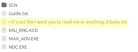 romhackdoting's tweet photo. Honey, the new readme filename format dropped. https://t.co/FFnuAmZFXt
