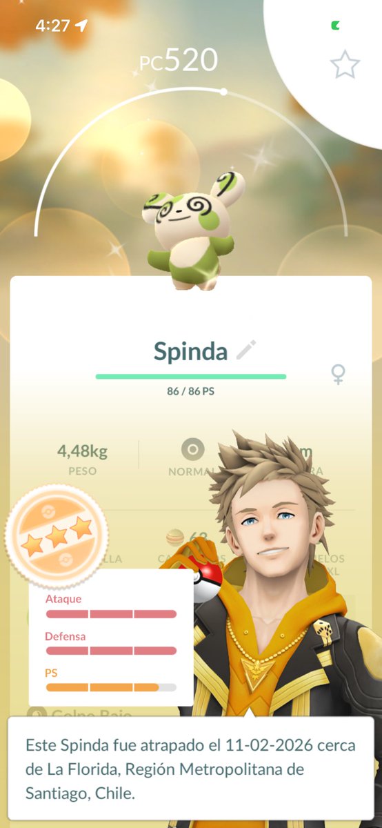 Feliz porque encontré al Spinda 💔✨